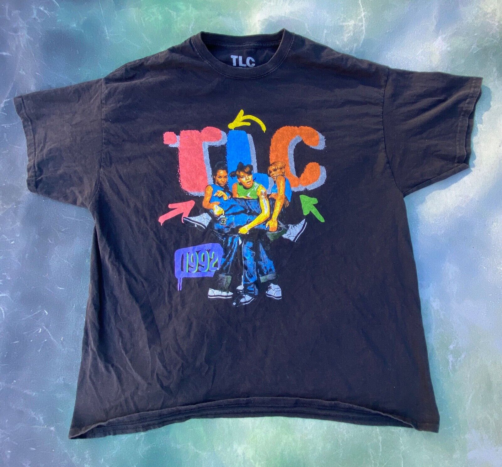 TLC 1992 Hip Hop Rap Men's T-Shirt Size XL. - image 2