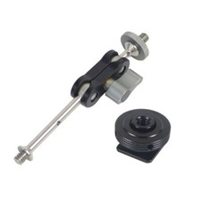 Magic Arm Dual Ballhead Articulating Friction with 1/4 Screw for Camera Bracket