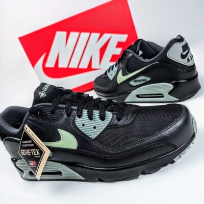 Nike Air Max 90 GTX US 14 Men's Black Green Rare Retro Gore-Tex   FD5810 001 New