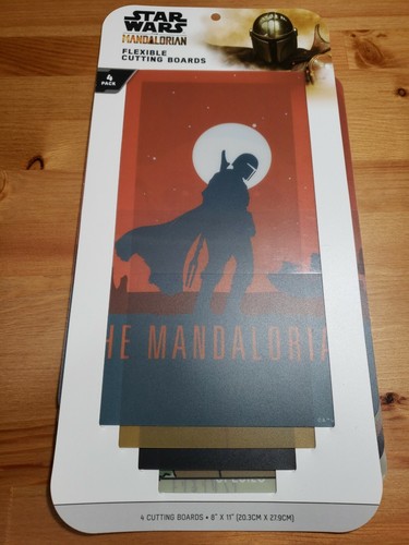 Star Wars The Mandalorian Kitchen Towels Drying Mat & Flexible Cutting Board NWT - Picture 4 of 8