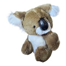 Vtg Russ Koala Plush Caress Soft Pets Stuffed Animal Tag Small 7" Treetop