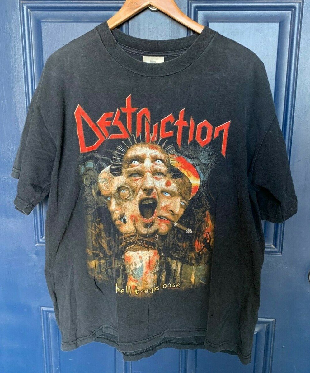Destruction 2000 All Hell Breaks Loose Vintage Metal Concert Tour