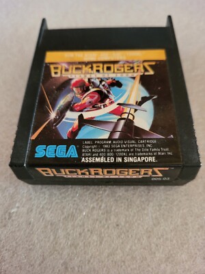 ATARI XL/XE -- BUCK ROGERS: PLANET OF ZOOM (SEGA VIDEO GAME CARTRIDGE)