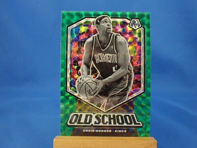 Mosaic 2019-20 19-20  Green Mosaic Prizm Old School Chris Webber