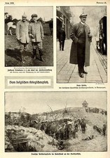 Vom belgischen Kriegschauplatz * Historische Aufnahmen von 1914