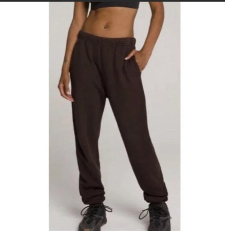 Good American Boyfriend Sweatpants Black sz 2 Medium AL eBay