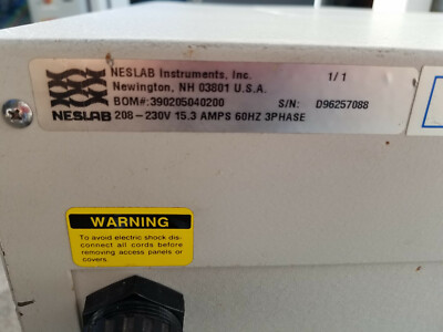 Neslab HX 300 Recirculating Chiller BOM# 390205040200 Pump PD-2
