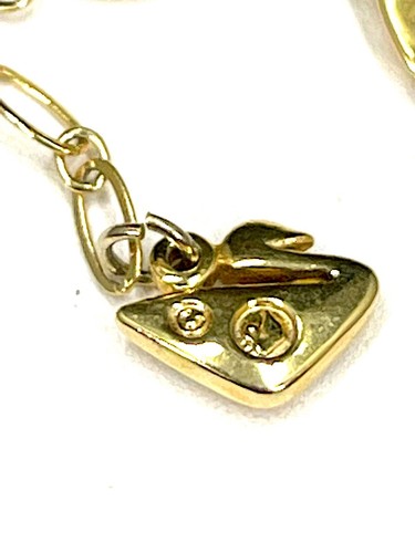  SWAROVSKI 18K GP CHAIN NECKLACE CRYSTAL RHINESTONE UNSIGNED DOLPHIN PENDANT - Picture 6 of 6