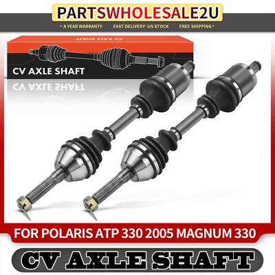 2Pcs Front CV Axle Assembly for Polaris ATP 330 ATP 500 2005 Magnum 330 05-06