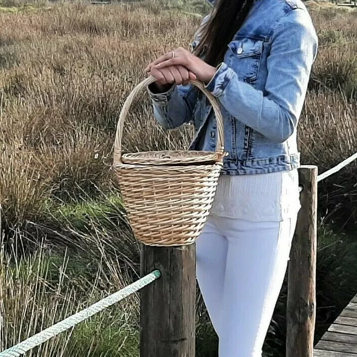 Jane Birkin Style Wicker Basket Bags