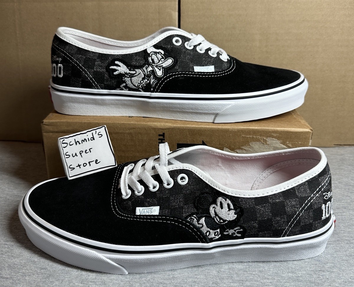 Vans Shoe Vans Mickey Mouse Black Vans X Disney Mickey Mouse 90th