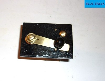 Telegraph Key CW - Antique - Leg Key Switch (with Chinese coins as washers)