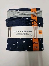 Lucky Brand Straight Leg Lounge Pant With Drawstrings And Pockets SIZE XXL