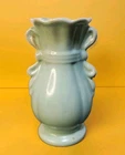Shawnee Vase Cinched Pinched Ribbon Bow Pottery Ceramic USA Vtg 7" Art Deco