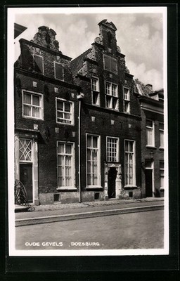 Doesburg, Oude Gevels, Postcard 