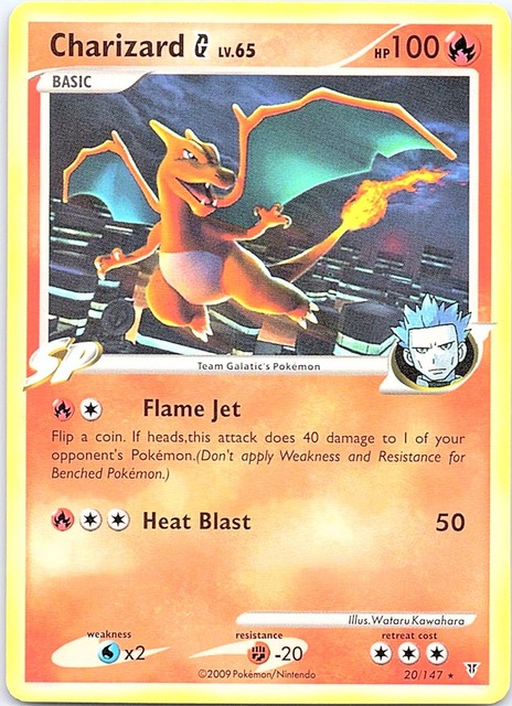 Charizard G 20 Non-Holo - Supreme Victors - LP