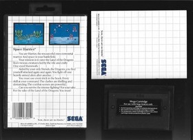 Sega Master System SPACE HARRIER w/Cartridge, Instructions & Box (CIB)
