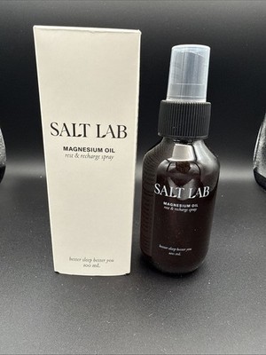 Salt Lab Magnesium Oil Rest And Recharge Spray Better Sleep 100 mL New
