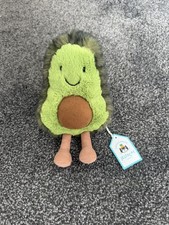 Jellycat Amuseables Small Avocado BNWT New With Tags Displayed Only