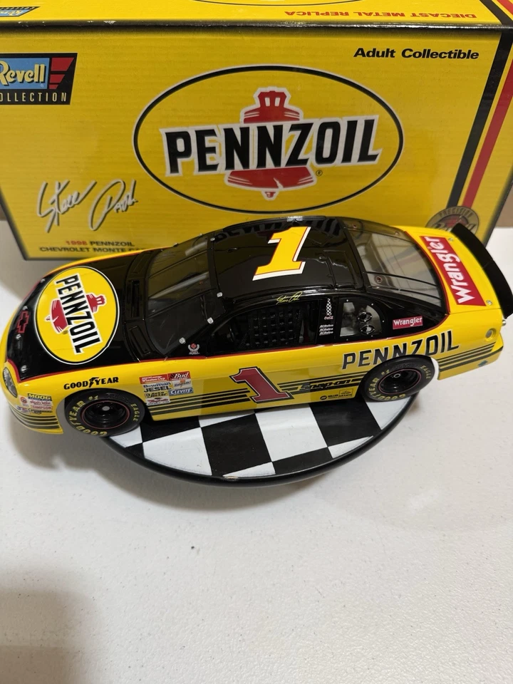 Steve Park #1 Pennzoil 1998 1/18 Nascar Diecast - Image 2 of 4