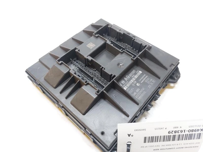 5WK50345 BODY COMPUTER REM SEAT IBIZA (6J5) 1.2 B 12V MAN 5M 70CV 2011 5P SW - Immagine 3 di 4