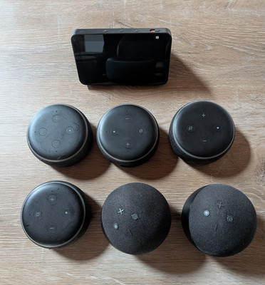 Amazon Echo Dot Smart Speakers and Echo Show