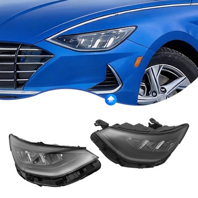 1 Pair LED Headlamps For 2020 2021 2022 Hyundai Sonata Headlights Set Left+Right