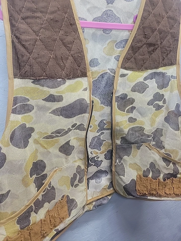 Vintage RedHead Mesh Camoflauge Hunting Vest Red Head 2X - Image 3 of 4