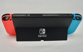 Nintendo Switch OLED Model HEG-001 Handheld Console - 64GB - Red & Blue