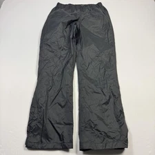 Columbia Rain Pants Mens Small Black Omni-Tech Waterproof Breathable Outdoor