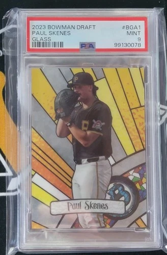 2023 Bowman Draft Paul Skenes Glass PSA 9