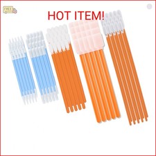 AAwipes Foam Tip Cleaning Swab Kit 5 Types, 100 Pack Cleanroom Sponge Stick Fo