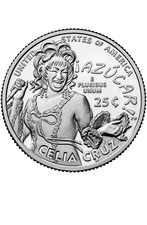 2024 P Celia Cruz American Women Series Uncirculated From US Mint roll.