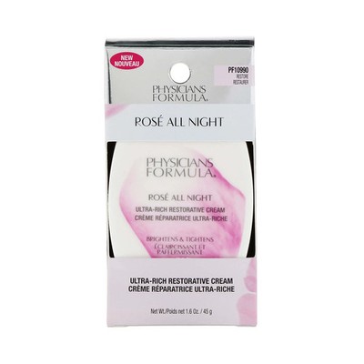 Physicians Formula Rose Ultrareiche wiederherstellende Creme für die ganze Nacht 45 g