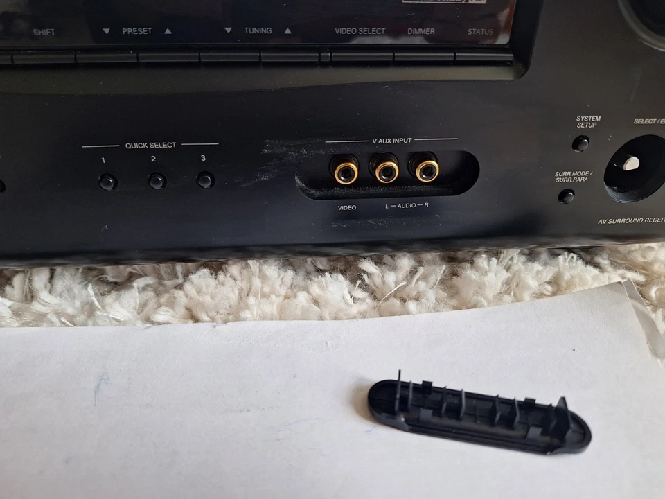 Denon AVR 1508 7.1 Channel Multi Zone AV Surround Receiver With Remote Bundle - Image 3 of 4