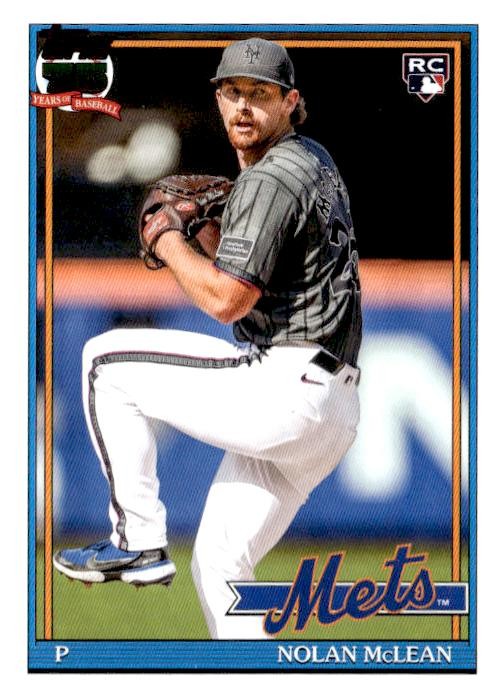2026 Topps #T91-63 Nolan McLean 1991 Anniversary Insert