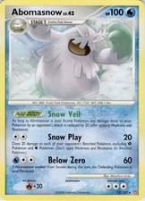Abomasnow 12/100 Rare Stormfront Pokemon Near Mint