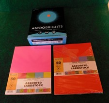 Card Stock Paper - 8.5 X 11 - Multi-Color -  over 340 Sheets