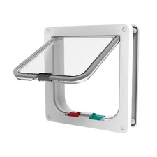 Small White Cat Flap, Pets up to 11 Lbs.