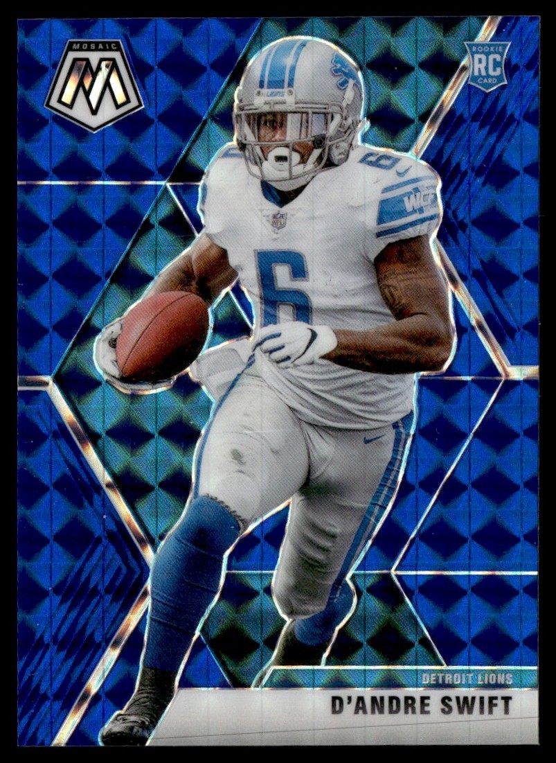 2020 Panini Mosaic Blue D'Andre Swift RC 99/99 #215