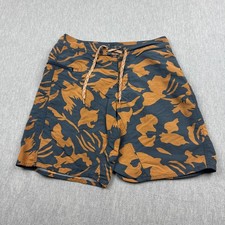Patagonia Shorts Mens 30 Blue Brown Stretch Wavefarer 10" Boardshorts 86556