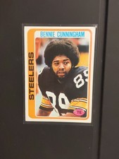 1978 Topps #371 Bennie Cunningham Pittsburgh Steelers Rookie
