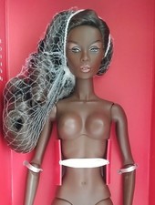 Integrity Toys Gala Glow Up Zuri Okoty Doll Nude + Extra Hands, Stand, COA