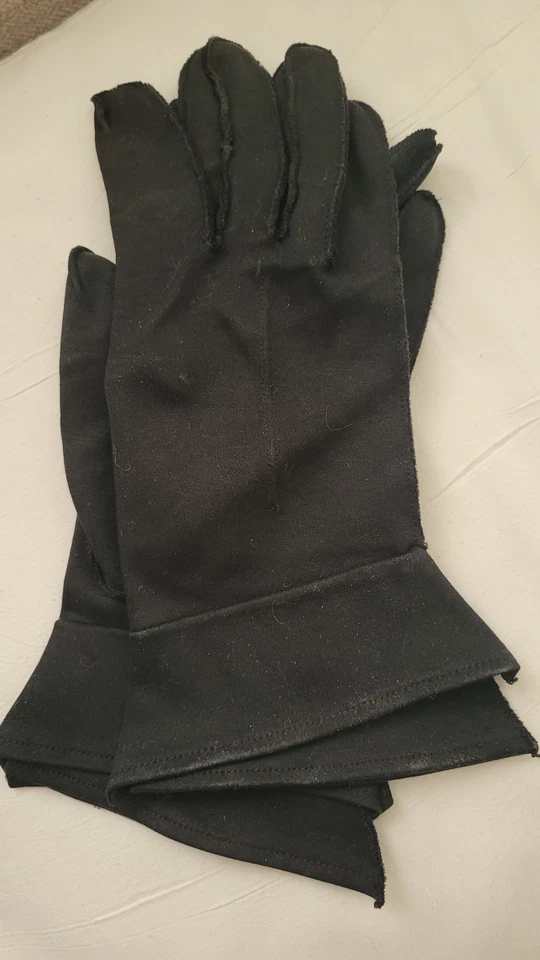 Guantes negros vintage años 40 M Foto 4 de 4