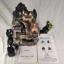 Fountain Tabletop Town Bridge Waterfall With Box TB114 UniFountain Vintage 90s 