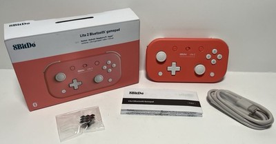 8Bitdo Lite 2 Bluetooth Pink Gamepad for Switch, Lite, Android, Raspberry Pi