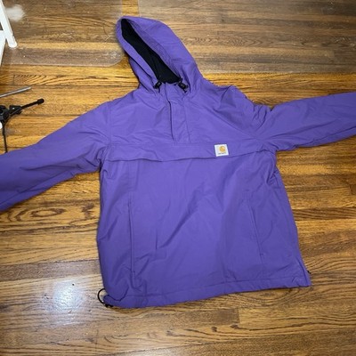 Carhartt WIP Work in Progress Men s Large Purple Nimbus Pullover Jacket