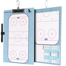 HIGHRAZON Dry Erase Hockey Coaches Clipboard, 14" x 9" Pack of 1 , Color