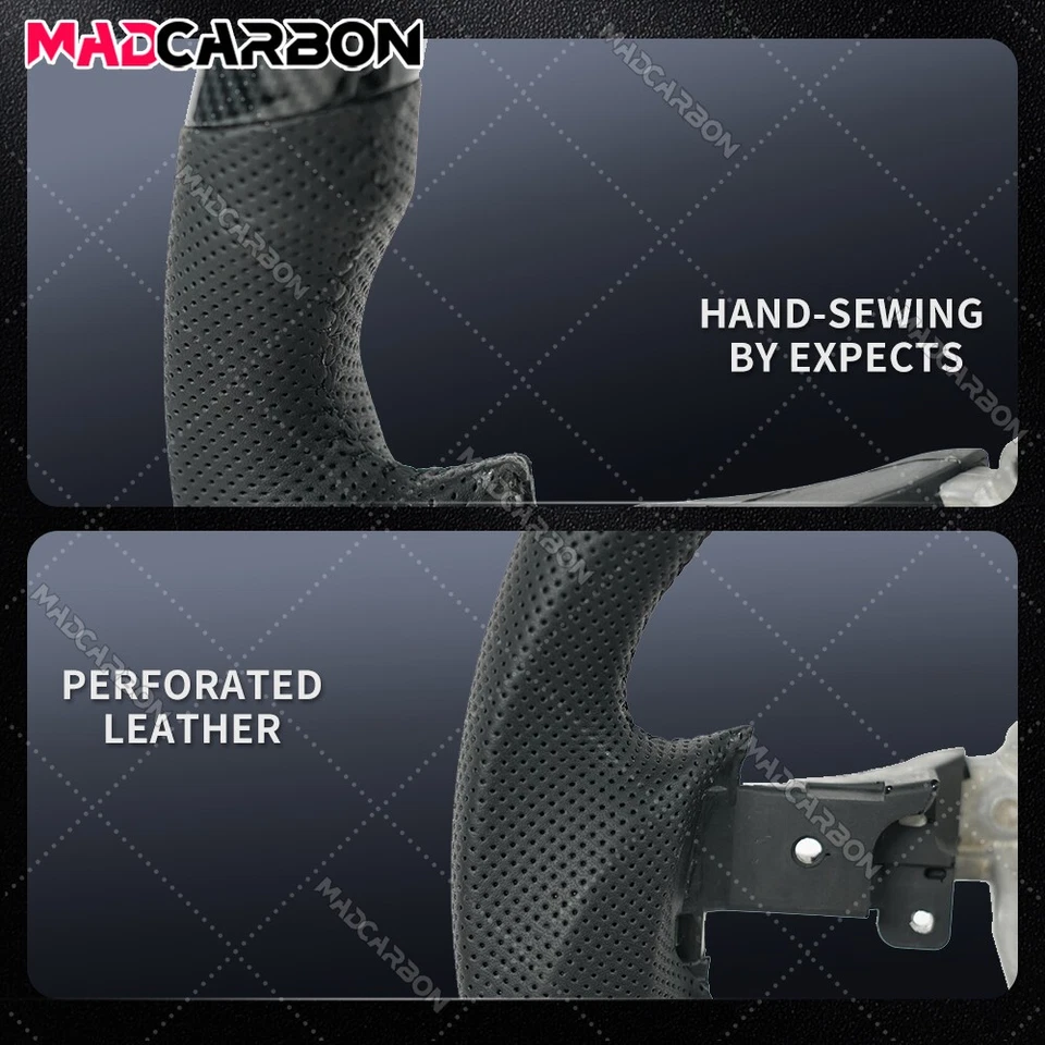 Volante Hydro Dip negro completo de fibra de carbono para Toyota FJ Cruiser 2007-2014 Foto 4 de 4