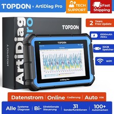 Topdon Artidiag PRO Profi KFZ OBD2 Diagnosegerät Deutsch Alle System 31+Services